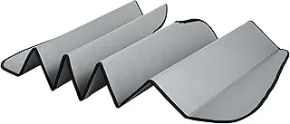 GM Accessories 23433488 Front Sunshade Package in Silver with Black Cadillac Logo