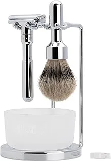 Merkur Futur 4-Piece Shaving Set, Polished Finish, MK-751001