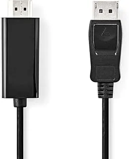 Nedis DisplayPort Cable - HDMI D isplayPort Male - Connect