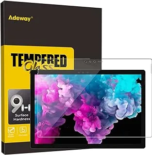 Microsoft Surface Pro 6 Screen Protector, Adeway Tempered Glass/Ultra Sensitive/Lifetime Replacement/Bubble Free, Compatible for Surface Pro 6 / Surface Pro 5 / Surface Pro 4