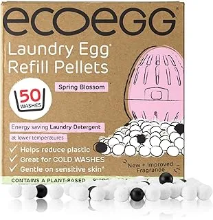 Ecoegg Laundry Egg Refills| Eco Friendly Alternative To Detergent And Fabric Conditioner | Spring Blossom | 50 Washes