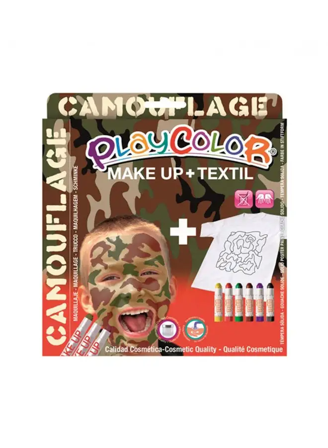 Playcolor Thematic Camouflage Face Colour Pack