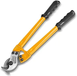 Tolsen Heavy Duty Cable Cutter, 24 Inch Wire Cutter, Cutting Capacity: 18mm - 250mm Polished Surface With PVC Grip Bi-material Handle With Soft Rubber Grip