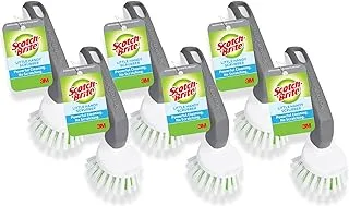 Scotch-Brite Little Handy Scrubber Brush, Small & Versatile Cleaning Tool with Long Lasting Bristles, 6 Scrub Brushes