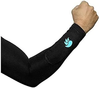 DSC Compression | Unisex | Medium | Black | Polyester fabric blended | Arm Sleeve