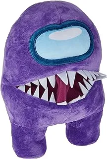 Among Us official branded toys of the hit multiplayer game purple impostor with bendable tone, 760021085