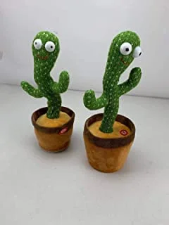 Dancing Cactus can sing, dance, record, learn to speak and shine, twist the toy Russiancharging120songs+recording+lighting