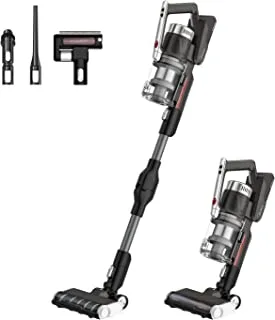 Midea Cordless Stick Vacuum Cleaner with 450W Powerful BLDC Motor for High Suction Power, 70 Minutes Run Time, Light Weight, One Button Flexible Bend, Motorized Brush for Hard Floor & Carpets, P7FLEX