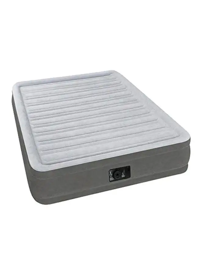 INTEX Dura Beam Plush Mid Rise Air Bed Mattress Grey 13inch