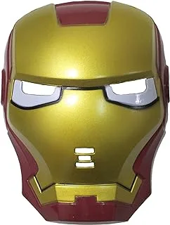 Morningsilkwig Marvel Avengers Mask Iron Man Mask Glowing Costume Light Eye Mask Super Hero Ironman Party Cosplay Mask for Halloween Parties