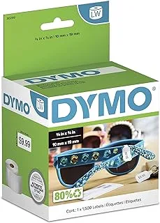 DYMO Authentic LW 2-Up Price Tag Labels, DYMO Labels for LabelWriter Label Printers, 3/8