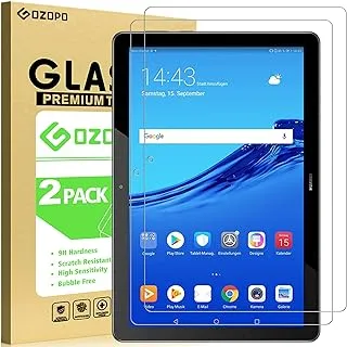 GOZOPO [2-Pack] GOZOPO Screen Protector for Huawei T5 10.1-inches [Anti-Scratch] [9H Hardness] MediaPad 10.1 Tempered Glass Film