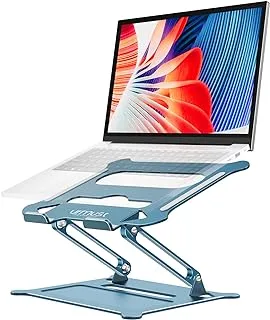 Urmust Laptop Notebook Stand Holder, Ergonomic Adjustable Ultrabook Stand Riser Portable, Compatible with MacBook Air Pro, Dell, HP, Lenovo Light Weight Aluminum Up to 15.6