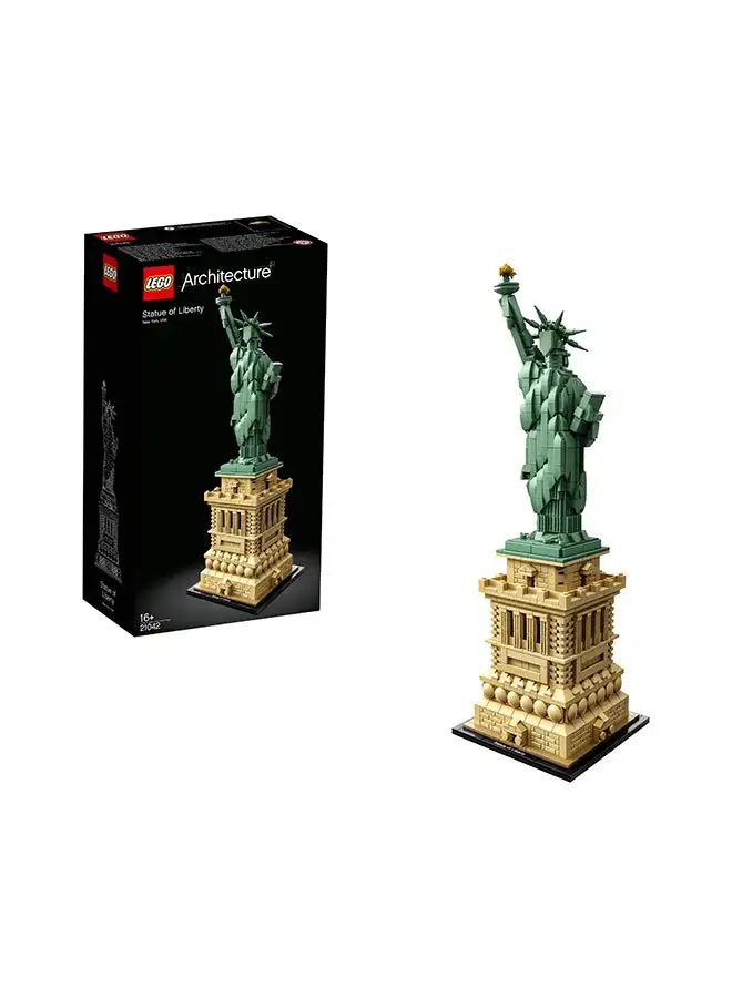 LEGO 6213418 LEGO 21042 Architecture Statue of Liberty Building Toy Set (1685 Pieces) 16+ Years