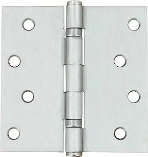 Hinge Outlet 4 inch Satin Nickel Door Hinges Ball Bearing Exterior 2 Pack