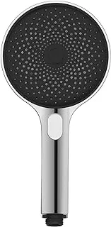 WENKO, Soft Water Hand-Held Shower Head, ABS, Universal Connection and Fit, Sleek Modern Design, High Pressure & Relaxing Spray, 13x13cm, Chrome