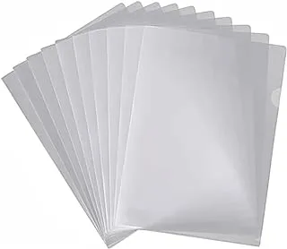 A4 L Type Document Folder (Transparent, Pack of 50)