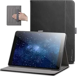 X-level Case for iPad 8th Generation 2020 / iPad 7th Gen 2019 Case 10.2 Inch Premium PU Leather Protective Multiple Viewing Angles Stand Cover with Auto Wake/Sleep and Apple Pencil Holder(Black)