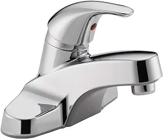 Peerless Centerset Bathroom Faucet Chrome, Bathroom Sink Faucet, Single Handle, Chrome P131LF