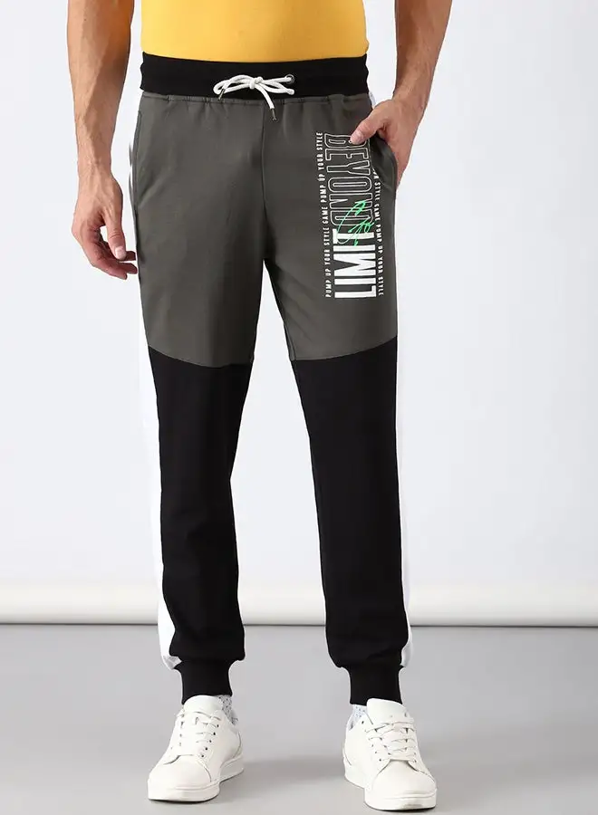 ABOF Regular Fit Joggers Charcoal