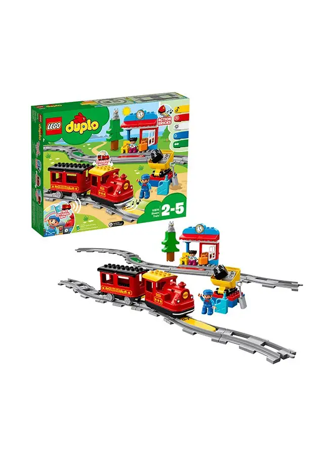 LEGO 6213752 LEGO 10874 DUPLO Town Steam Train Building Toy Set (59 Pieces) 2+ Years