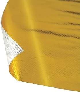 Design Engineering 010391 Reflect-A-GOLD High-Temperature Heat Reflective Adhesive Backed Sheet, 12