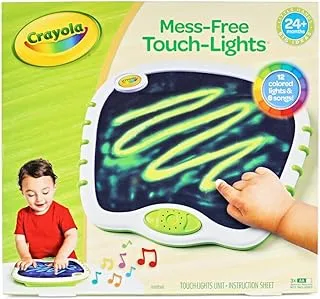 CRAYOLA Toddler Touch Lights, White, Green, 1 Count (Pack of 1), 81-1395