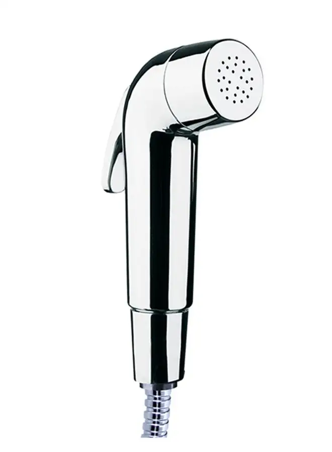 Bold Bold Argento No Leak Shattaf  Bidet Sprayer Kit, Muslim Bidet Spray with Shattaf Sprayer, Shower Hose, Single Cold Water Only, Chrome, Silver