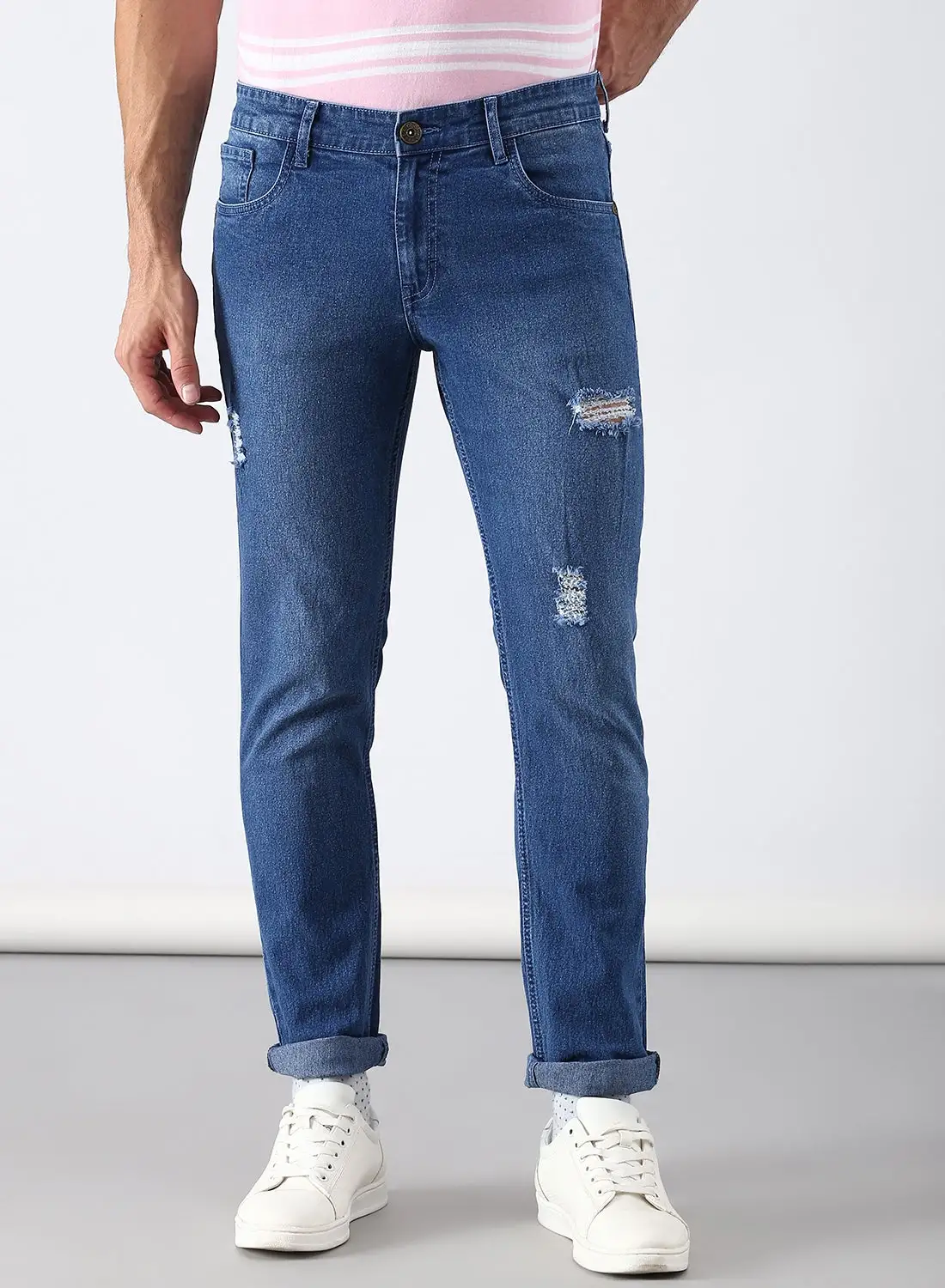 ABOF Slim Fit Jeans Blue