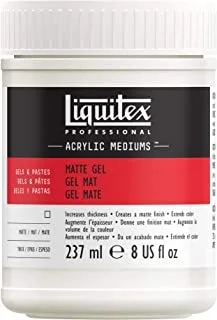 Liquitex 5321 Professional Matte Gel Medium 8 Oz، 8 Oz، Clear