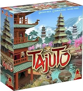 Tajuto Board Game | Interactive Pagoda Tile-Placement Game | Exploration Game | Strategy Game For Adults And Kids Ages 10+ | 2-4 Players | Average Playtime 45-60 Minutes | Made By Super Meeple