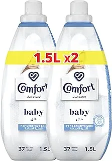 COMFORT Baby Concentrated Fabric Softener, dermatologically tested for sensitive skin, 2 x 1.5L