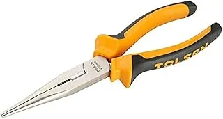 Tolsen Long Nose Plier, 200mm, Black And Yellow, 10007