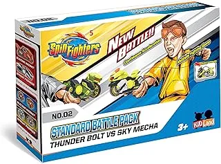 Spin Fighters 5 Battle Pack Thunder Bolt VS Sky Mecha Spinner Toy, One Size