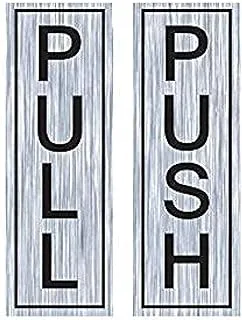 Wall4Stickers® Pull Push Door Stickers Shop Window Salon Bar Cafe Restaurant Office Vinyl Sign