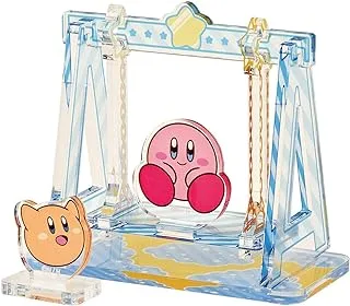 ensky Kirby Moving Acrylic Diorama Stand - Swing (Kirby and Scarfy), one size