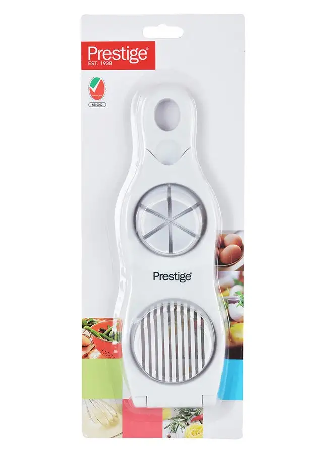 Prestige 2 Way Egg Slicer White