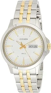 Citizen Mens Quartz Watch, Analog Display and Stainless Steel Strap - BF2018-52A, Analog Quartz Men's Day and Date Watch - BF2018-52A