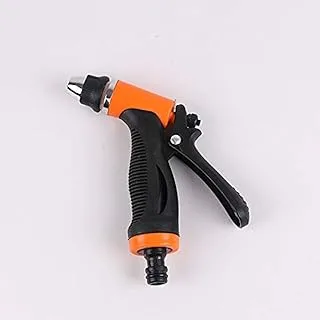 Car Hose Spray Gun, Multifunction High Pressure Water Gun for wash, Motorcycle, Bicycle, Pet, Gardening, Cleaning Bathroom, Kitchen, orange dsnmm