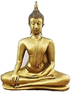 Dubai Garden Centre Meditating Buddha Statue, Gold