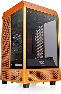 Thermaltake Tower 100 Metallic Gold Edition Tempered Glass Type-C (USB 3.1 Gen 2) Mini Tower Computer Chassis Supports Mini-ITX CA-1R3-00SDWN-00