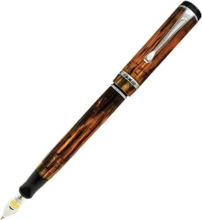 Conklin Duragraph Amber Fountain Pen, Med Nib (CK71342)