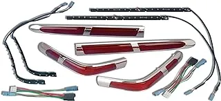 Show Chrome 52-702A Motorcycle Saddlebag Molding LED Light Set For Honda Goldwing GL1800 2001-2010