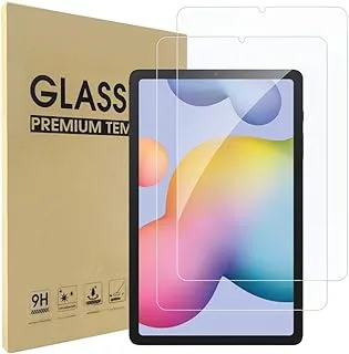 Simpeak AWH 2 Pack Screen Protector Compatible with Samsung Galaxy Tab S6 Lite 10.4, Tempered Glass Protectors Replacement for Film clear [9H Hardness][Bubble Free]