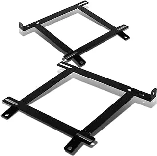 DNA MOTORING SBK-LM-FM99 Pair of Low Mount Tensile Steel Seat Brackets Compatible with 99-04 Mustang, Black