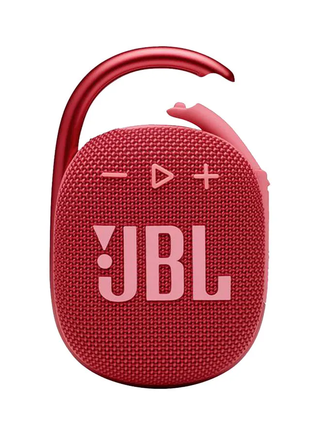 JBL Clip 4 Portable Bluetooth Speaker Red