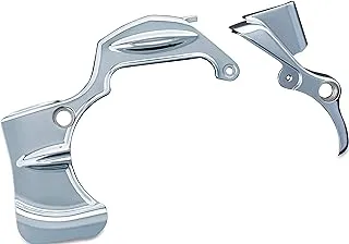 Kuryakyn 6950 Transmission Shroud/Covering for 2009-16 Harley-Davidson Touring & Trike Motorcycles with Stock Head Pipes, Chrome Medium