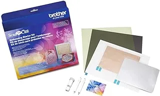 Brother ScanNCut Embossing Starter Kit CAEBSKIT1, Accessory Set with Embossing Mat, Tools, Metal Sheets and 50 Embossing Patterns for ScanNCut DIY Cutting Machine