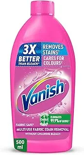 Vanish Laundry Stain Remover Liquid for White & Colored Clothes, Can be used with or without Detergents, Additives & Fabric Softeners, 500ml