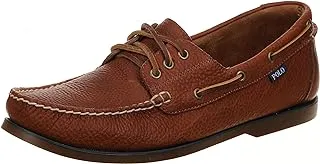 POLO RALPH LAUREN Men's Bienne Boat Shoe, Tan, 9.5 / 42.5 EU